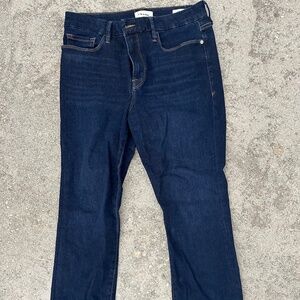 Womens Frame Denim Jeans Dark Blue